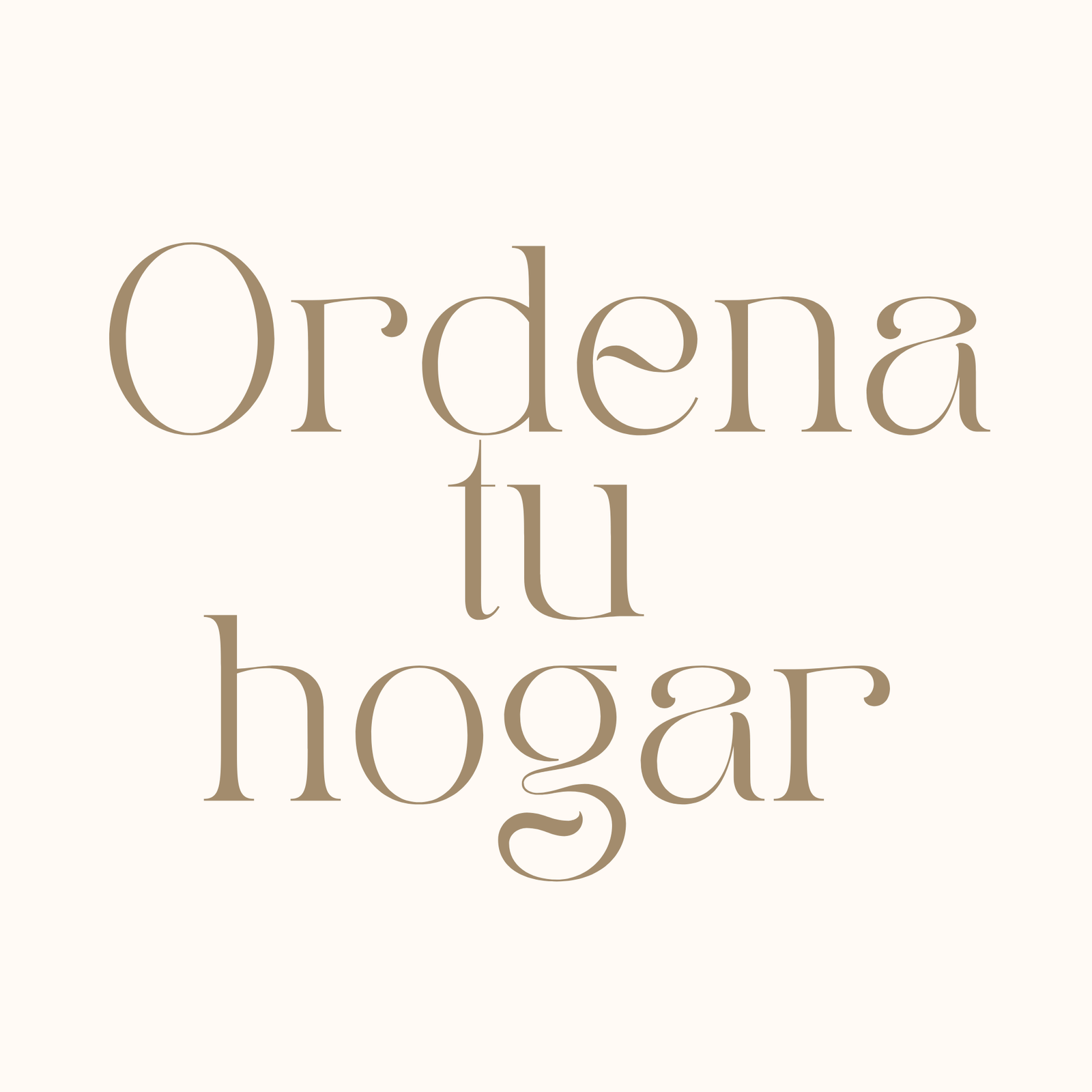 ordenatuhogar